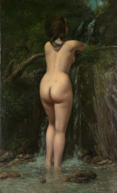 The Fountain by Gustave Courbet
